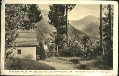 Bruck Bad Hindelang Hornkapelle Retterschwangertal x 1927