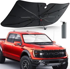 61"x34" Foldable Car Windshield Sun Shade Umbrella Front Window Visor Cover UV