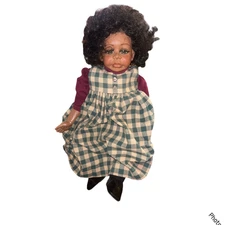VTGLimited Edition Janie Bennett African Americana Porcelain Doll #108/300 Rosa 