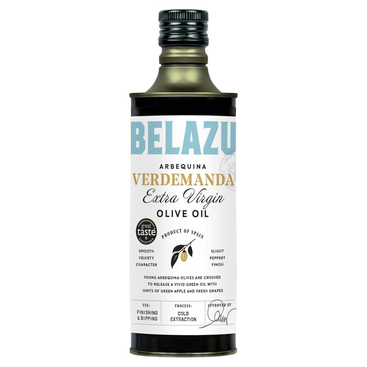Belazu Arbequina Verdemanda Extra Virgin Olive Oil 500ml