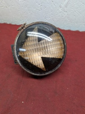 Cats Eye No.25 Turn Signal Light Assembly Plastic Lense For Parts Or Repair Used