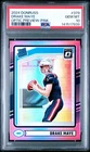 2024 Panini Donruss Drake Maye #379 Optic Preview Pink Prizm PSA 10