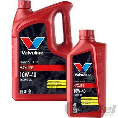 1x5L+1x1L VALVOLINE MAXLIFE 10W-40 MOTORÖL passend für MB 229.3 VW 502.00/505.00