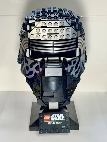 LEGO Star Wars Kylo Ren Helmet 75277 Display Set Complete w/ Stand