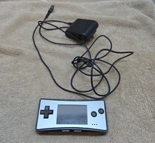 Authentic Silver Nintendo GameBoy Micro Console OXY-001 Tested - Used