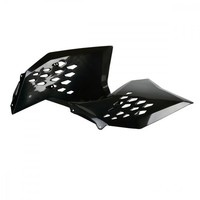 KüHlerabdeckung Schwarz FüR KTM EXC-F 250 4T Bj. 2008-2010