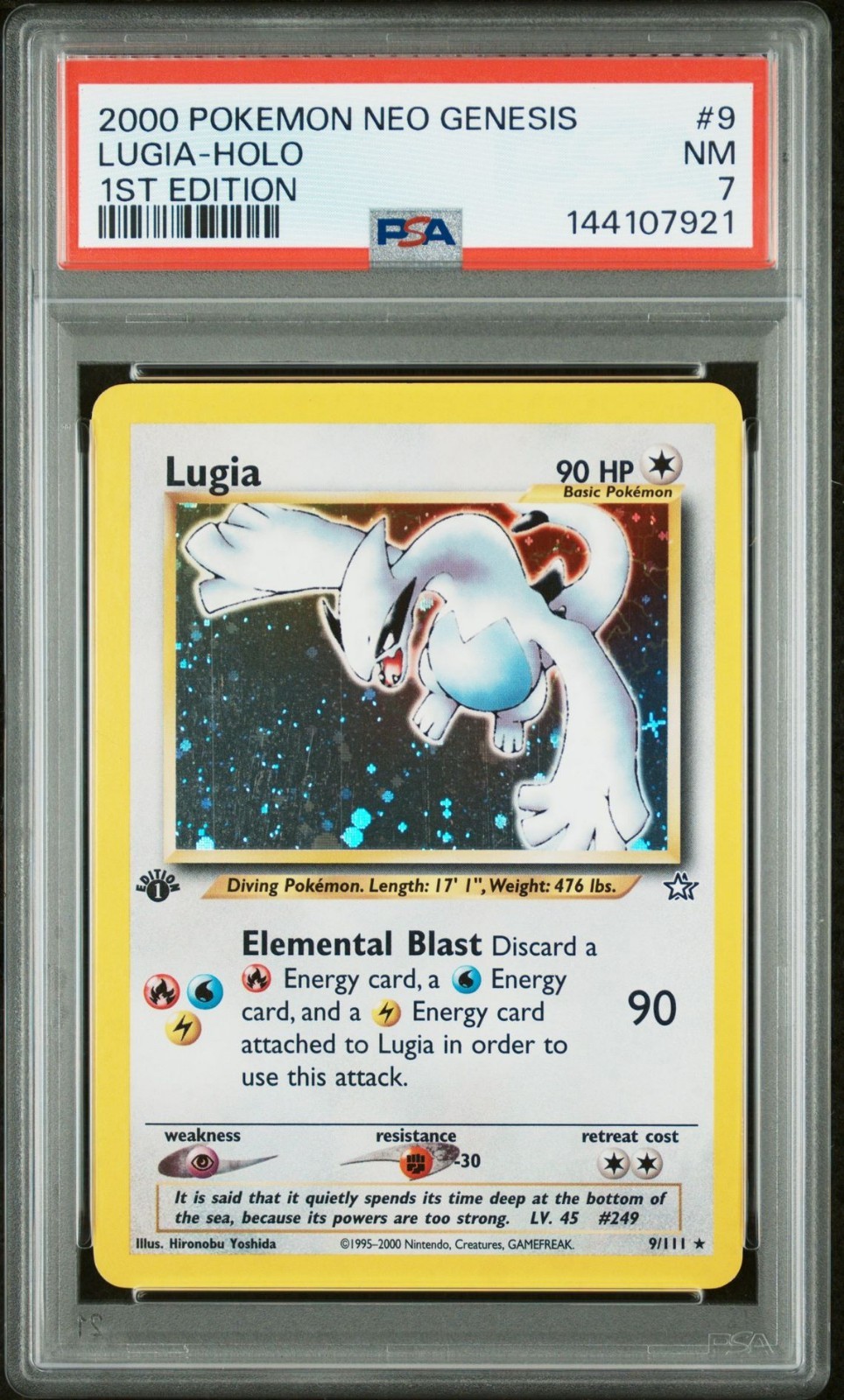 Lugia 2000 Neo Genesis #9/111 1st Edition Holo Price Guide