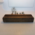 Vintage Bar Set Of 5 Cutlery Utensils In Wooden Holder Old Homestead  Japan — photo 3