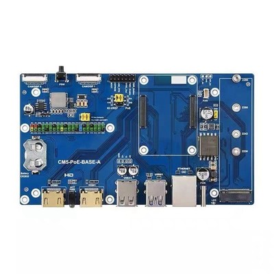 Für  Compute Module 5 IO Board 40PIN GPIO mit PoE Gigabit Ethernet RJ45 für9988