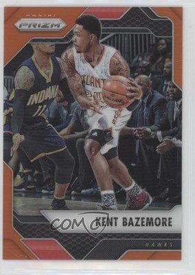 2016-17 Panini Prizm Orange Prizm 22/49 Kent Bazemore #75 z0c