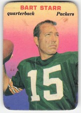 1970 Topps #9 Bart Starr Green Bay Packers Excellent 068760