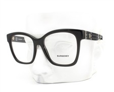 Burberry Eyeglasses B 2363 3001 Glasses Polished Black 53-17-140 with Case