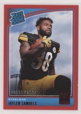 2018 Panini Donruss Rated Rookie Press Proof Red Jaylen Samuels #334 0qi3