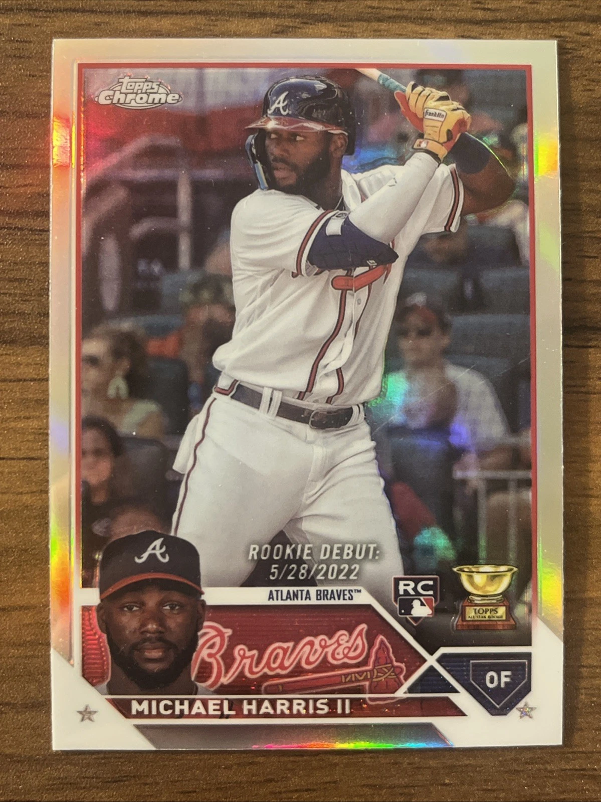 2023 Topps Chrome Update Series - Rookie Debut Michael Harris II #USC153 Refract