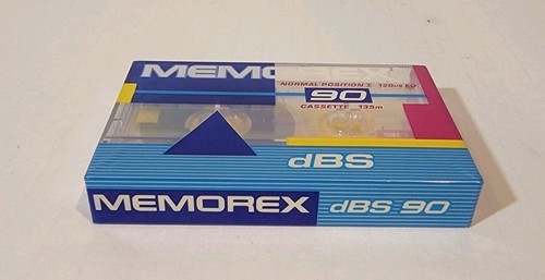 Memorex Cassette Tape 90 Min dBS 60 colorful New Sealed - Picture 3 of 4