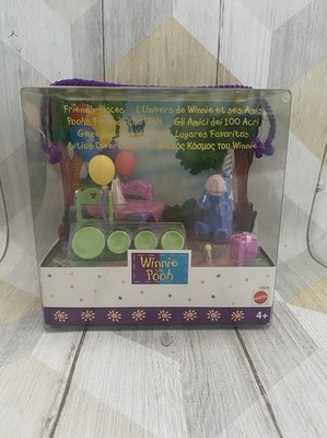 Winnie Puuh Friendly Places - Eeyore's Party Pack Spielset - Vintage 98 Neu