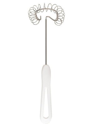 Linden Sweden Flat Wire Whisk, White