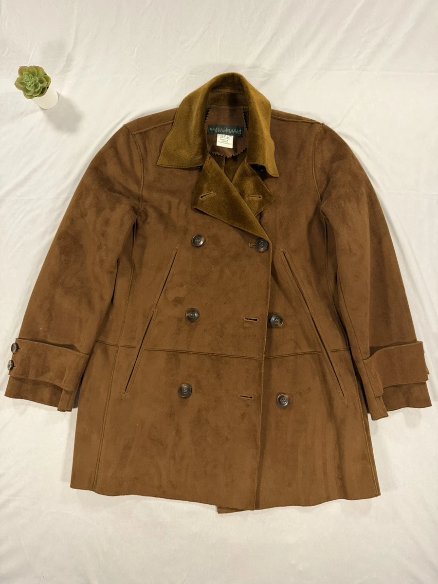 HARVE BENARD Women's Size 18W Plus Size Jacket Coat Peacoat Wool Blend Gray
