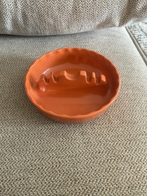 Vintage GES-LINE #331 melamine Ashtray Orange USA  5'' Round.. MCM NOS