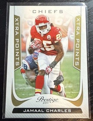2010 Panini Prestige Jamaal Charles #98 Xtra Points Gold 59/250 Chiefs