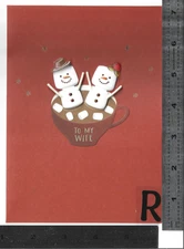 ( Z  ) -  $0 shipping   1  embellished Christmas  Card