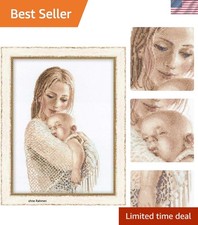 Cross Stitch Kit 11.75x15.75" Baby Garden Scene Zweigart 14ct AIDA