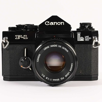 Canon F-1 Olympia 1980 Lake Placid  FD 1,8/50mm S.C. SHP 310730