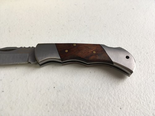 Best Buy Damasus1 Rose Wood with Leather Sheath - Picture 4 of 9