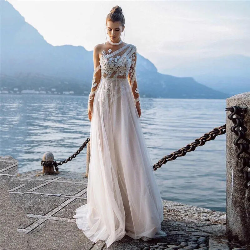 green emerald velvet dress Boho V Neck Wedding Dresses White / 24W main image 1