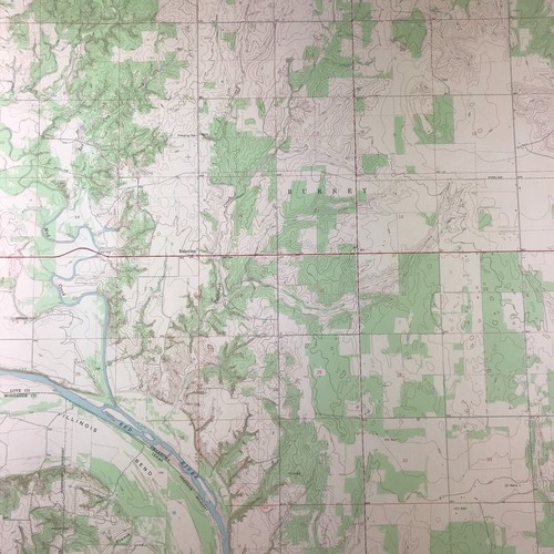 Vintage 1968 Topographic Topo Map Leon North Oklahoma Texas US Geological Survey - Bild 1 von 8