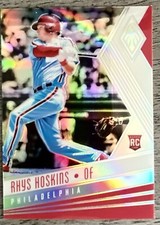 2018 Panini Phoenix Baseball #5 Rhys Hoskins RC Philadelphia Phillies Rookie