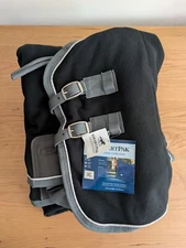 SmartPak Classic Fleece Cooler Black/Gray XL (82-84)