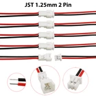 5 pairs micro connector male female modeling JST 2 pin PH1.25mm cable 10cm