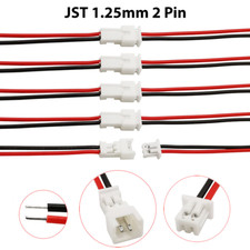 5 pairs micro connector male female modeling JST 2 pin PH1.25mm cable 10cm