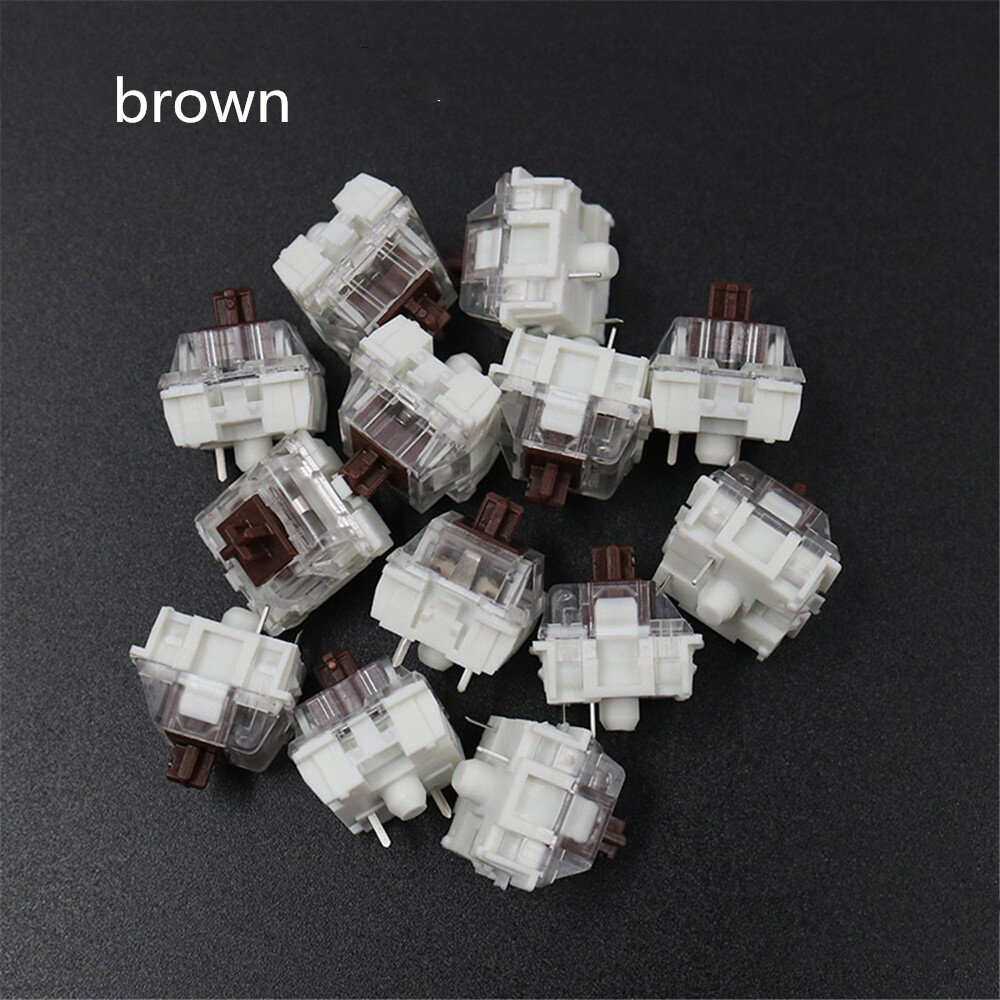 100pcs SMD 3pin Thin Pin Mechanical Keyboard Key Switches for CIY Sockets