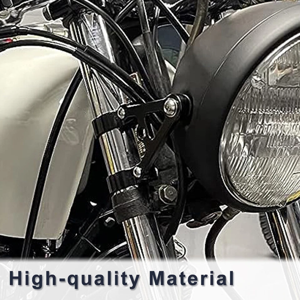 Soporte de montaje de faros de horquilla delantera apto para motocicleta Foto 3 de 4