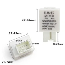 1 pcs 7-Pin Automotive Electronic Flasher Relay 12V for LED Bulb