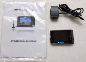 Delstar ds 5400 portable digital tv tuner, 3-5 screen, video, mp3