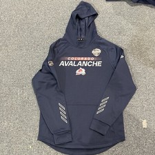 New Fanatics Colorado Avalanche Team Issued 2022 Global Series Hoodie Medium