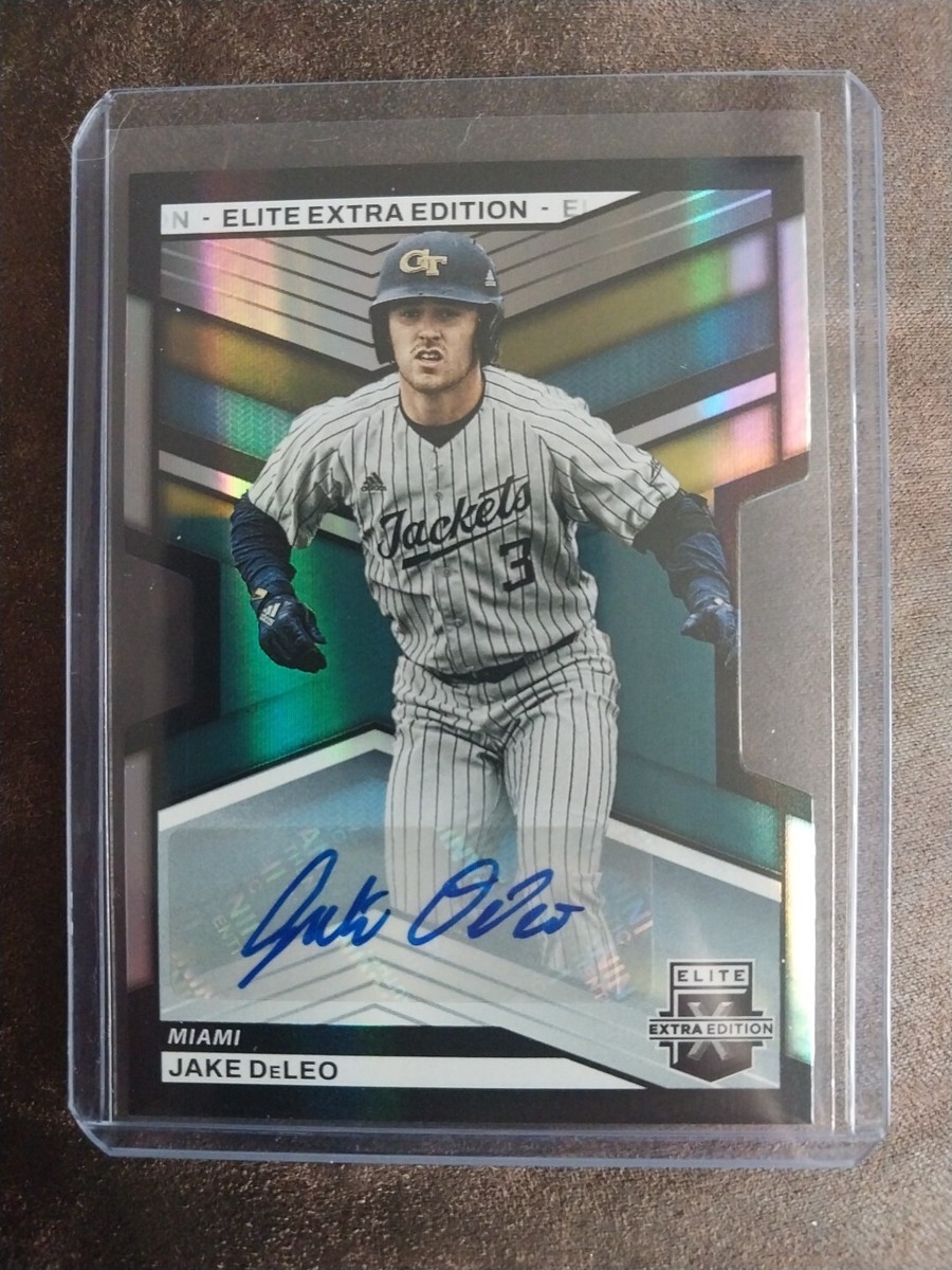2023 Panini Elite Extra Jake DeLeo Die Cut Prospect RC Auto #249