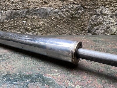 Pompe à Vélo Ancienne WOLBER - Laiton Chromé 40cm - Vélo Vintage / Décoration