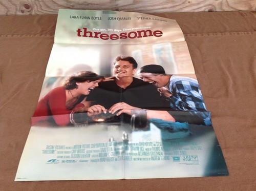 1994 Threesome Original Movie House Full Sheet Poster 