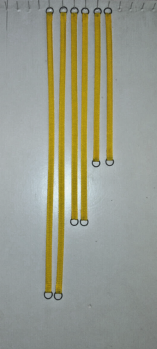 Crane Nylon Lift Straps (6) 1:50th 1:48th. Light Gold. Close Liebherr Yellow. - Picture 1 of 1