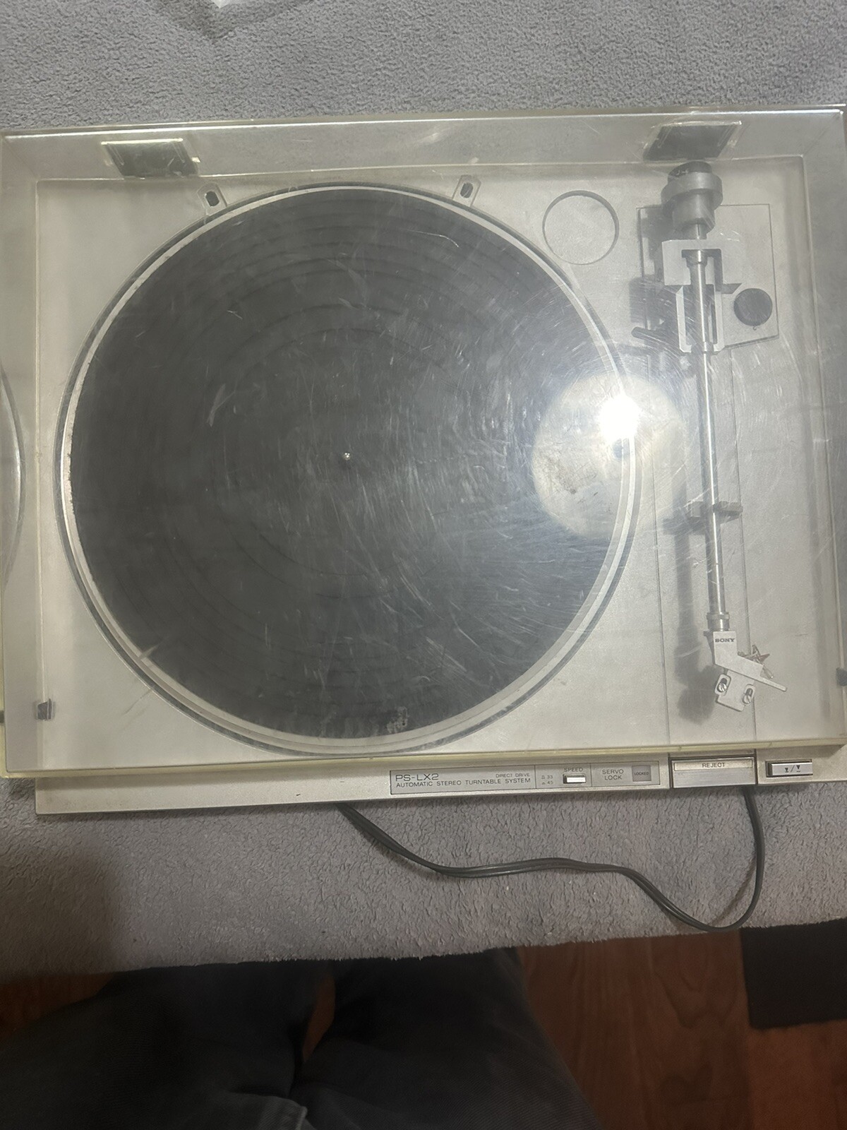 FOR PARTS Vtg Sony PS-LX2 Direct Drive Auto Stereo Turntable Vinyl Record Player