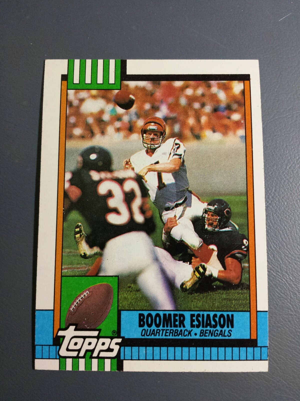Boomer Esiason #270 (Football Cards 1990 Topps) — is it worth grading?