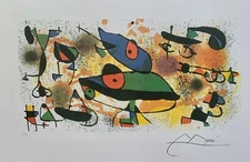 Joan Miro SCULPTURES II Facsimile Signed Limited Edition Lithograph Art