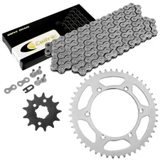 Drive Chain & Sprockets Kit for Kawasaki KX250 1990 1991 / KDX250 1991-1994