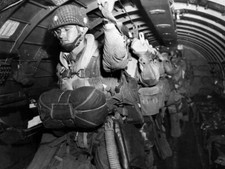 U.S. paratroopers jump Normandy on D-Day June 6, 1944, in France WWII 8x10 Photo
