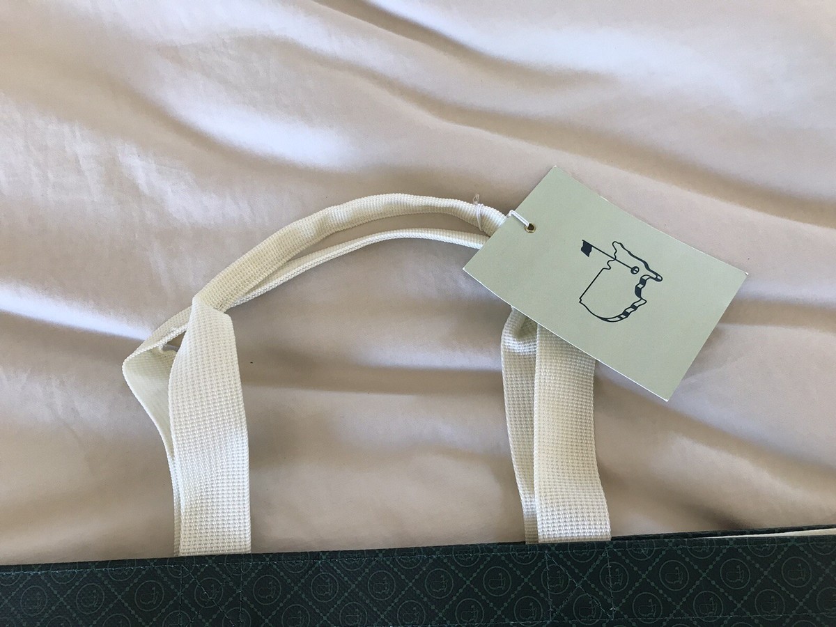 Masters Golf Berckmans Place Augusta National Creme Green Tote Bag