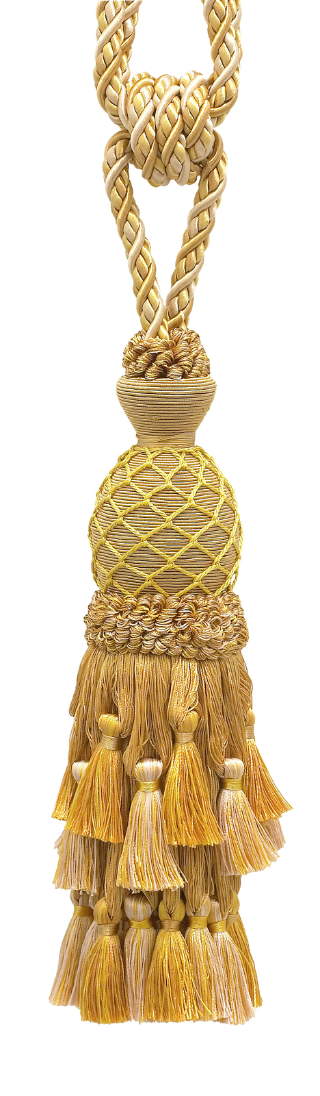 DÉCOPRO Curtain Tassel Tieback, Color# 4975 - Rustic Gold [Sold Individually]